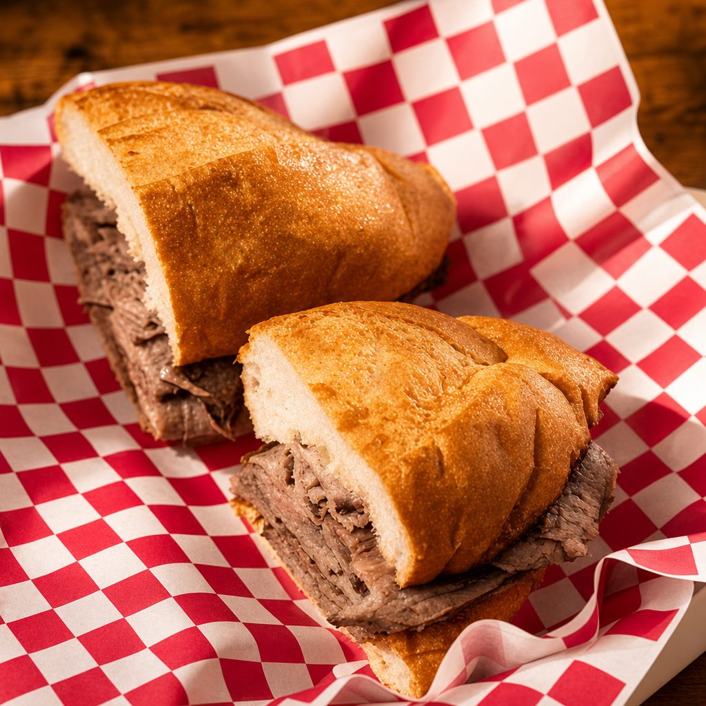 Tri-Tip Sandwich.
